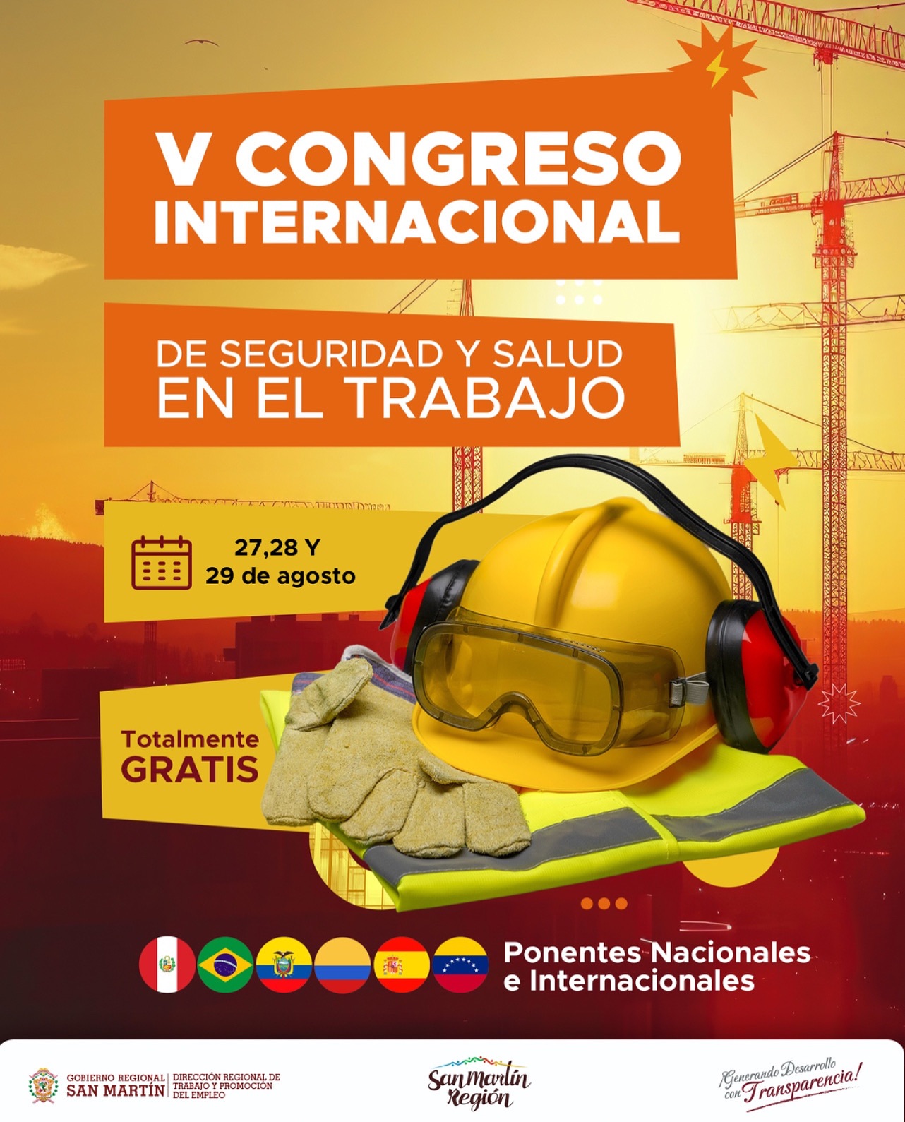 🦺 ¡Llega el V Congreso Internacional de Seguridad y Salud en el Trabajo ...